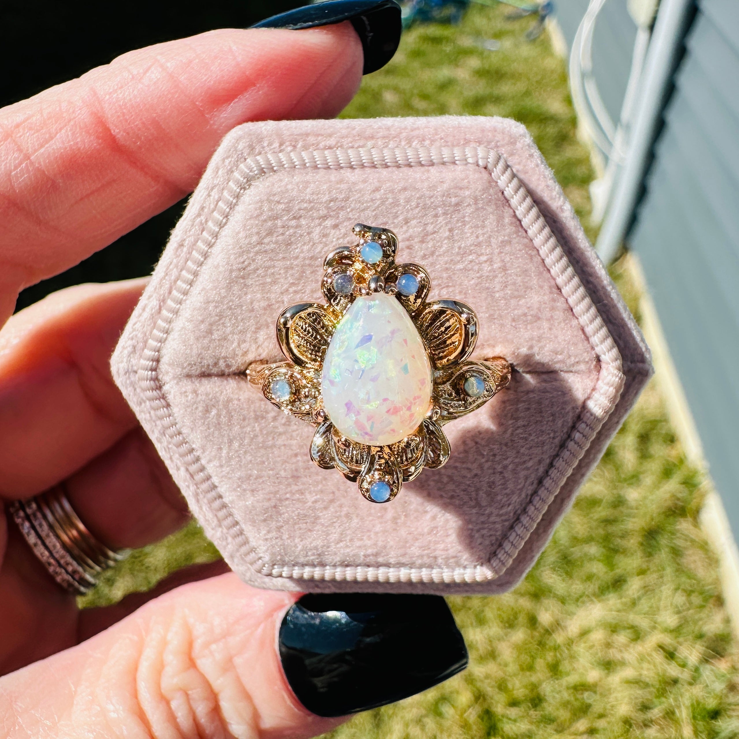 Ophelia Opal Bloom Ring