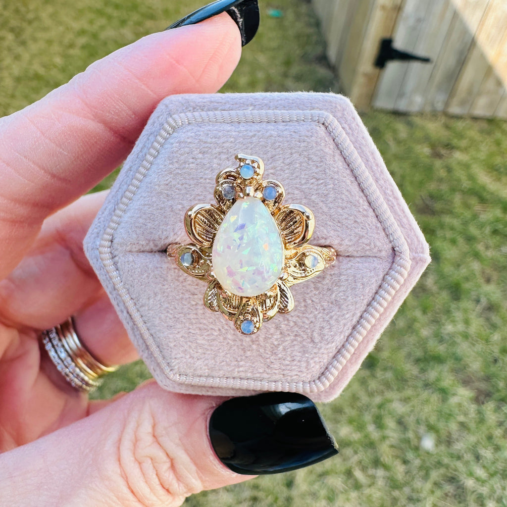Ophelia Opal Bloom Ring