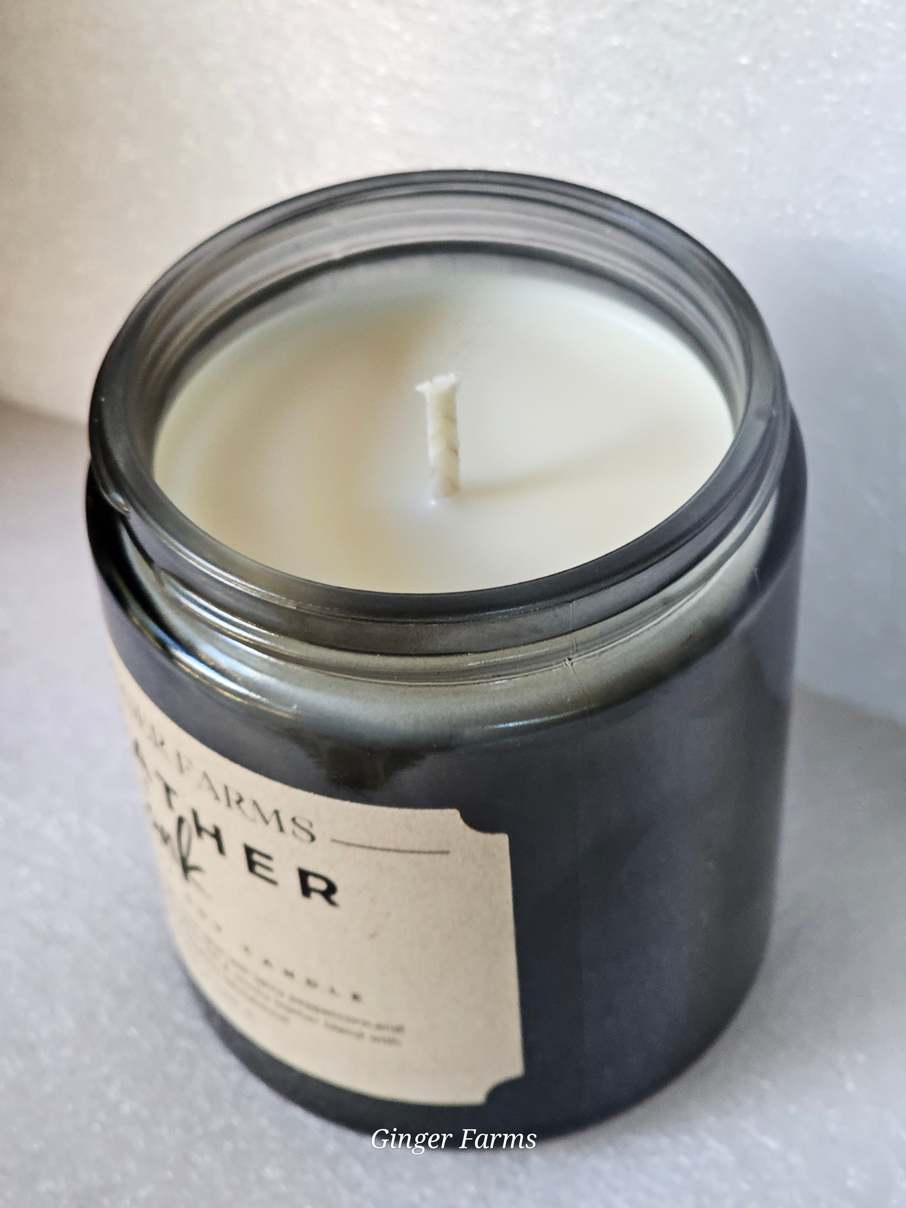 Leather + Oak Candle
